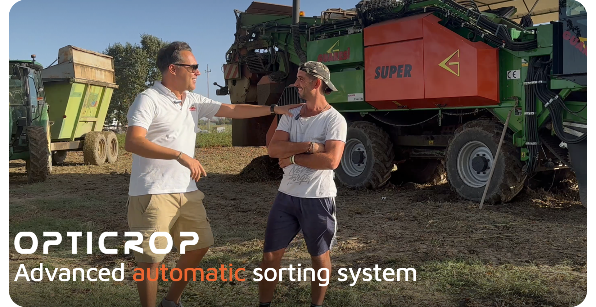 case study - gente dinamica - Lora danilo di Lora danilo e gianni snc - opticrop optical sorter for vegetable harvester